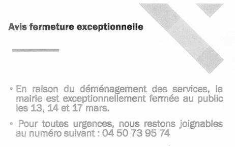 fermeture